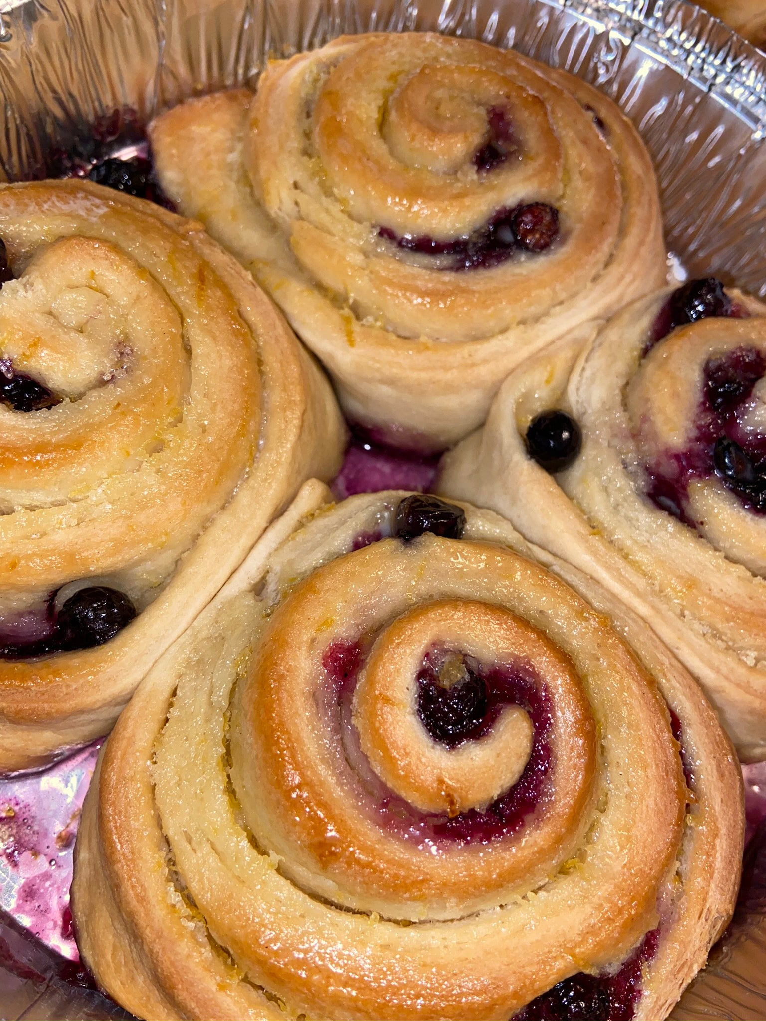 Lemon Blueberry Rolls